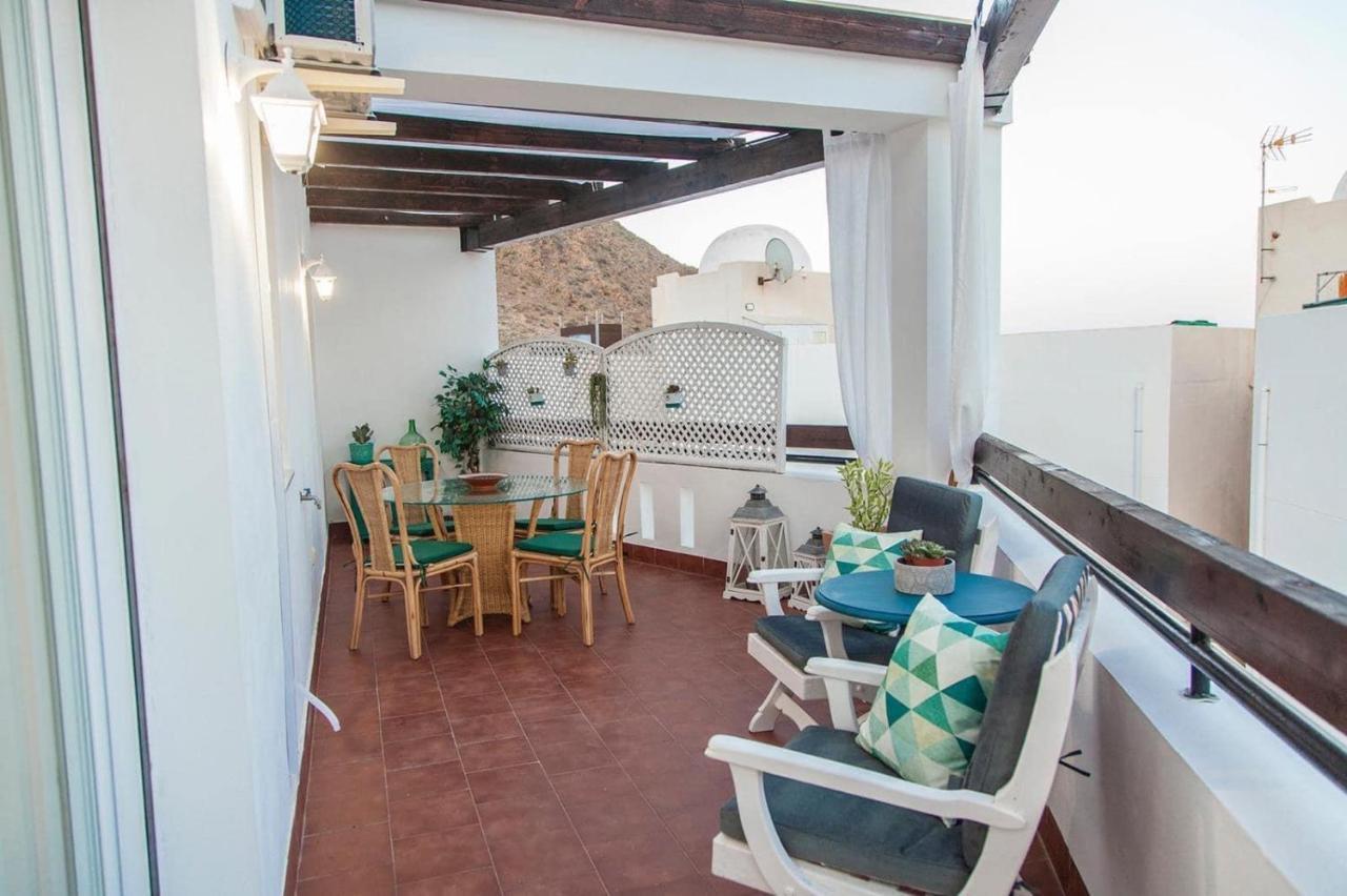 Coqueto Apartamento Con Vistas Al Mar Y Piscina การ์โบเนรัส ภายนอก รูปภาพ